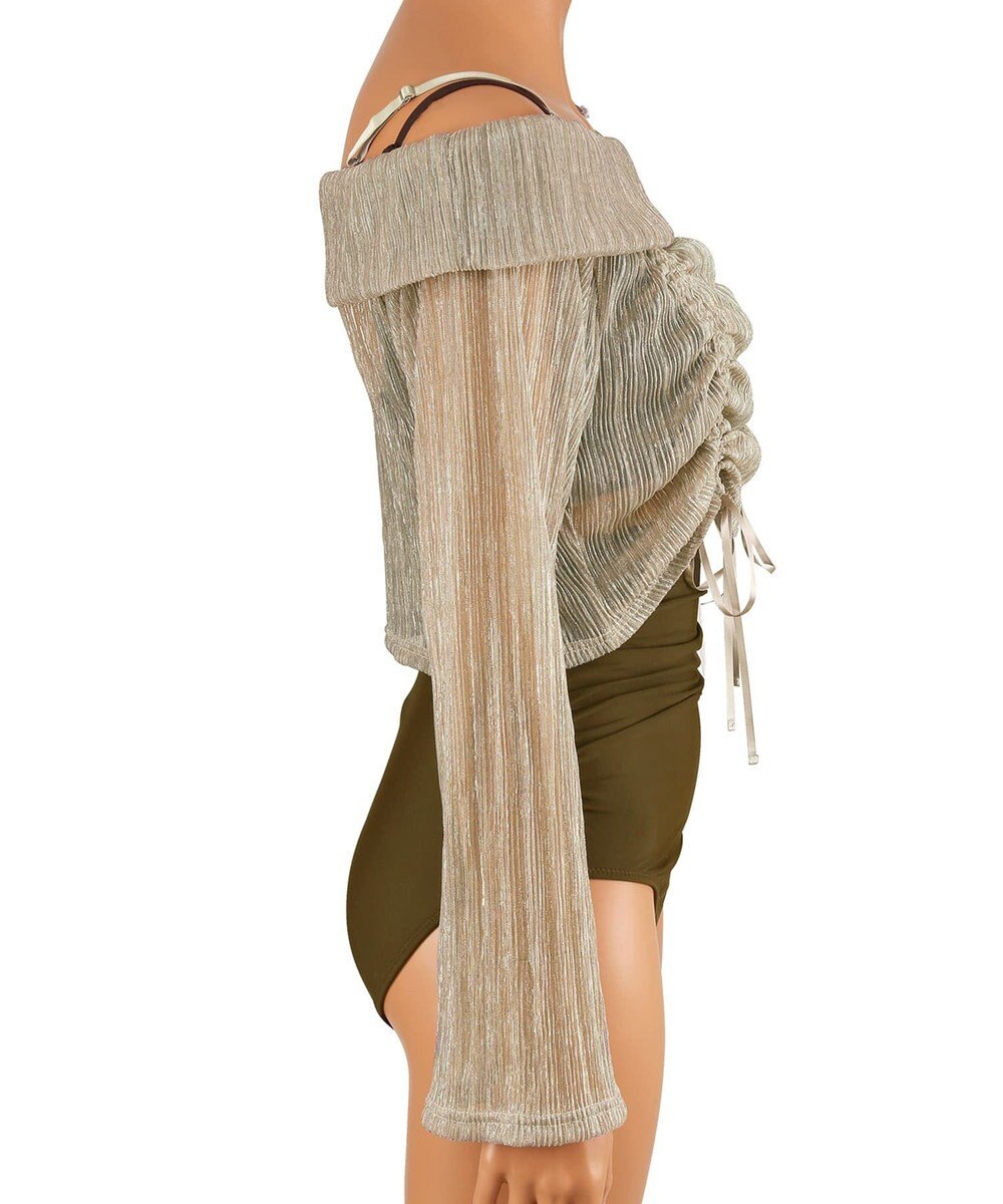 San-ai Resort（三愛水着楽園） オフショルダートップス付き3点セット水着　9M　【San-ai Resort（サンアイリゾート）】 