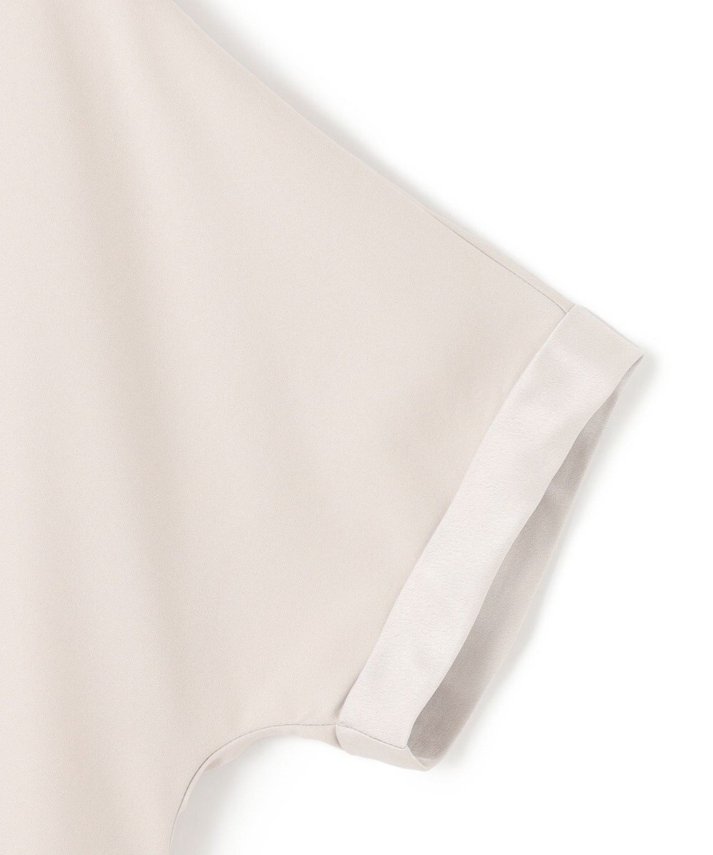 ICB 【UVケア・接触冷感・速乾・防シワ・洗える】 FluidBackSatin クロップドジャケット 