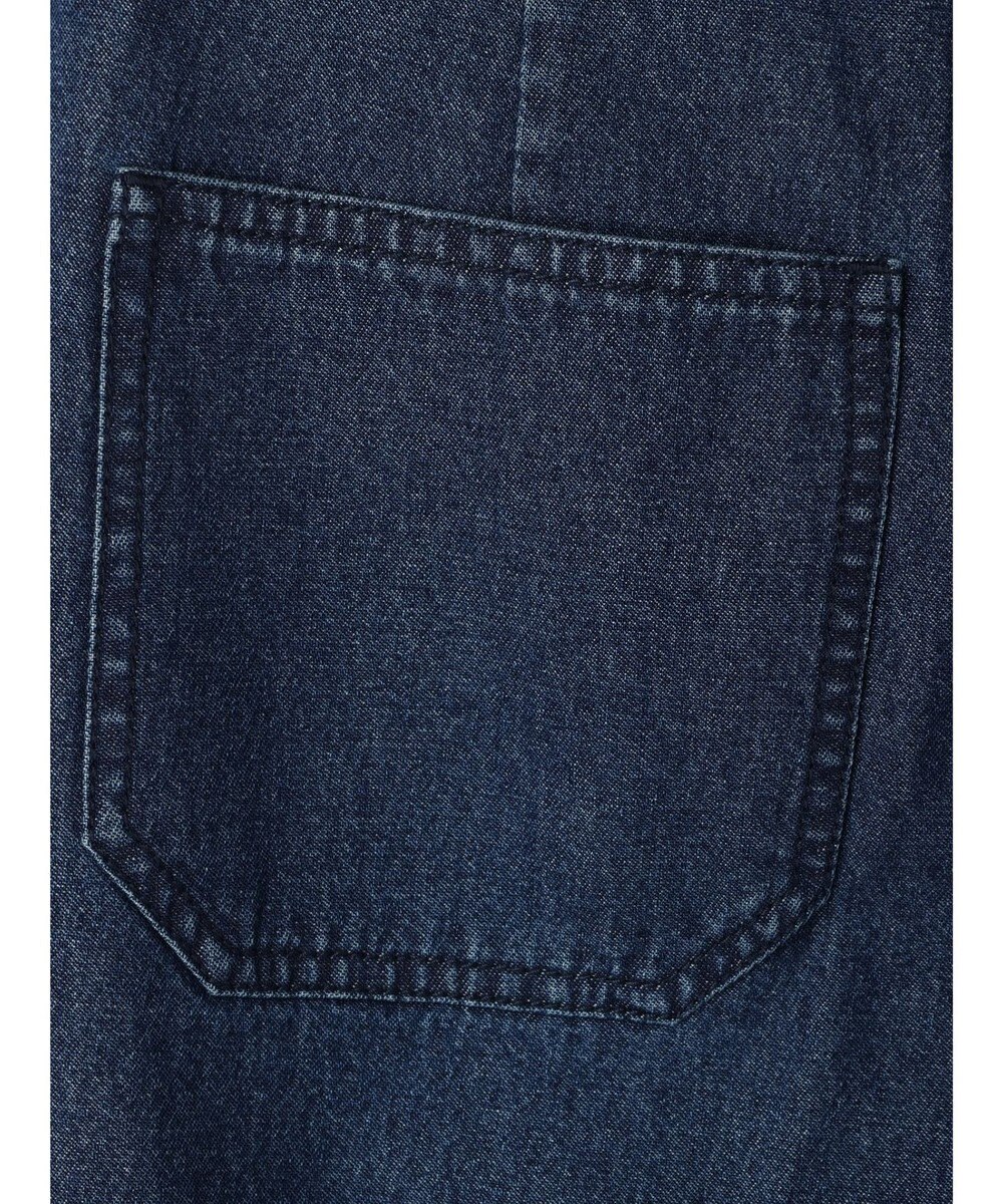 Green Parks ストレートタックデニムパンツ 