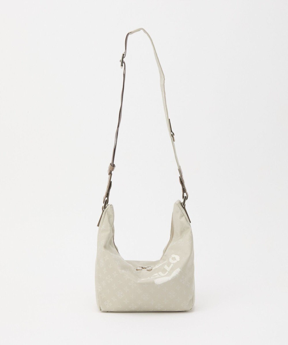 russet ステンシル風プリント ナイロン2WAYミニショルダーバッグ(SF-270) 