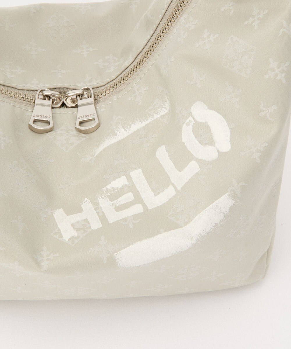 russet ステンシル風プリント ナイロン2WAYミニショルダーバッグ(SF-270) 