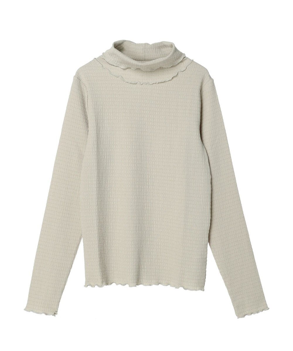 earth music&ecology ジャガードハイネックメローインナー 