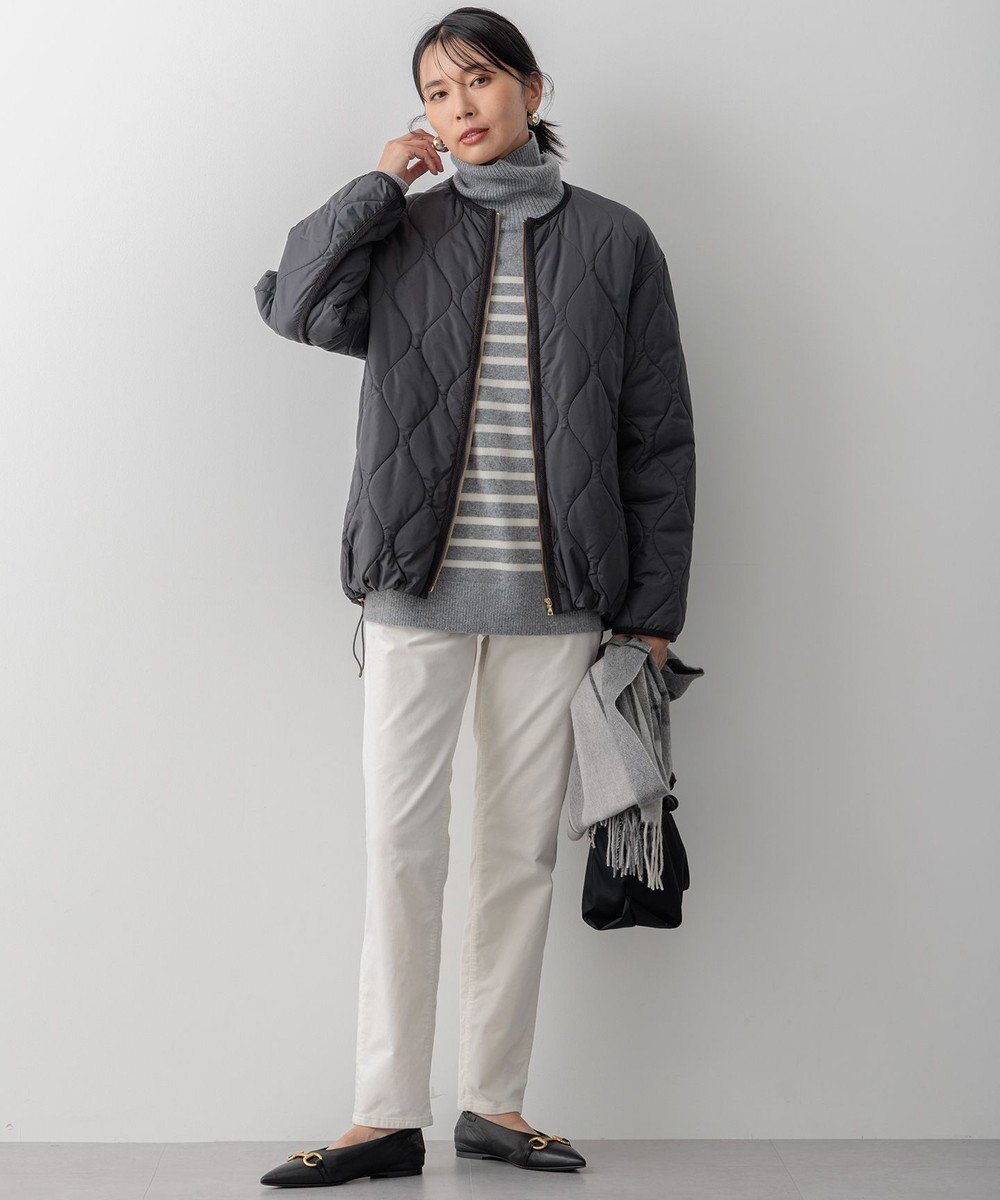 23区 【洗える/撥水加工】中綿 パディング アウター 