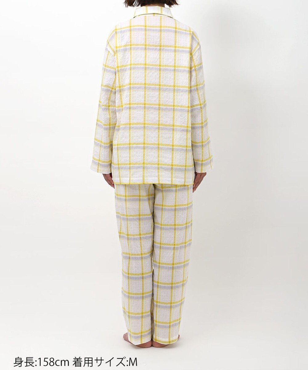 ワコール／睡眠科学 パジャマ 長袖 長ズボン 綿混ローン素材 レディース YDX343 睡眠科学／ワコール 