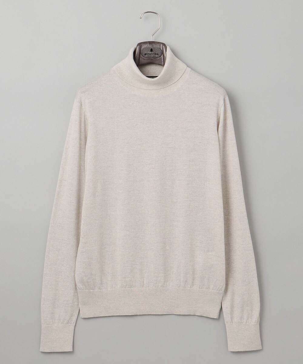 GOTAIRIKU 新色追加【洗える/チクチクしにくい/ピリングしにくい】イタリア糸 ハイゲージ タートルネックニット_WOOL100％ 