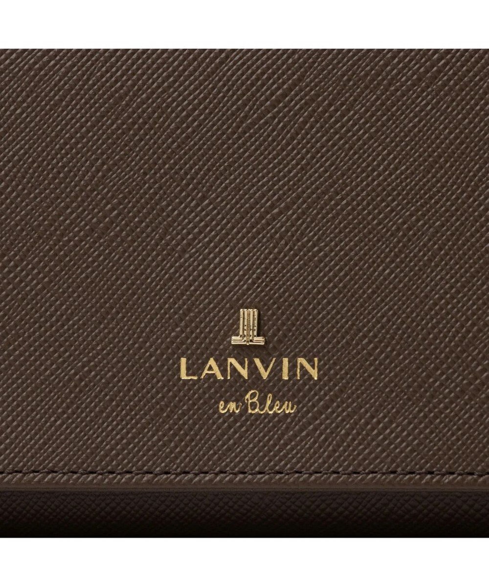 LANVIN en Bleu リュクサンブール かぶせ長財布 