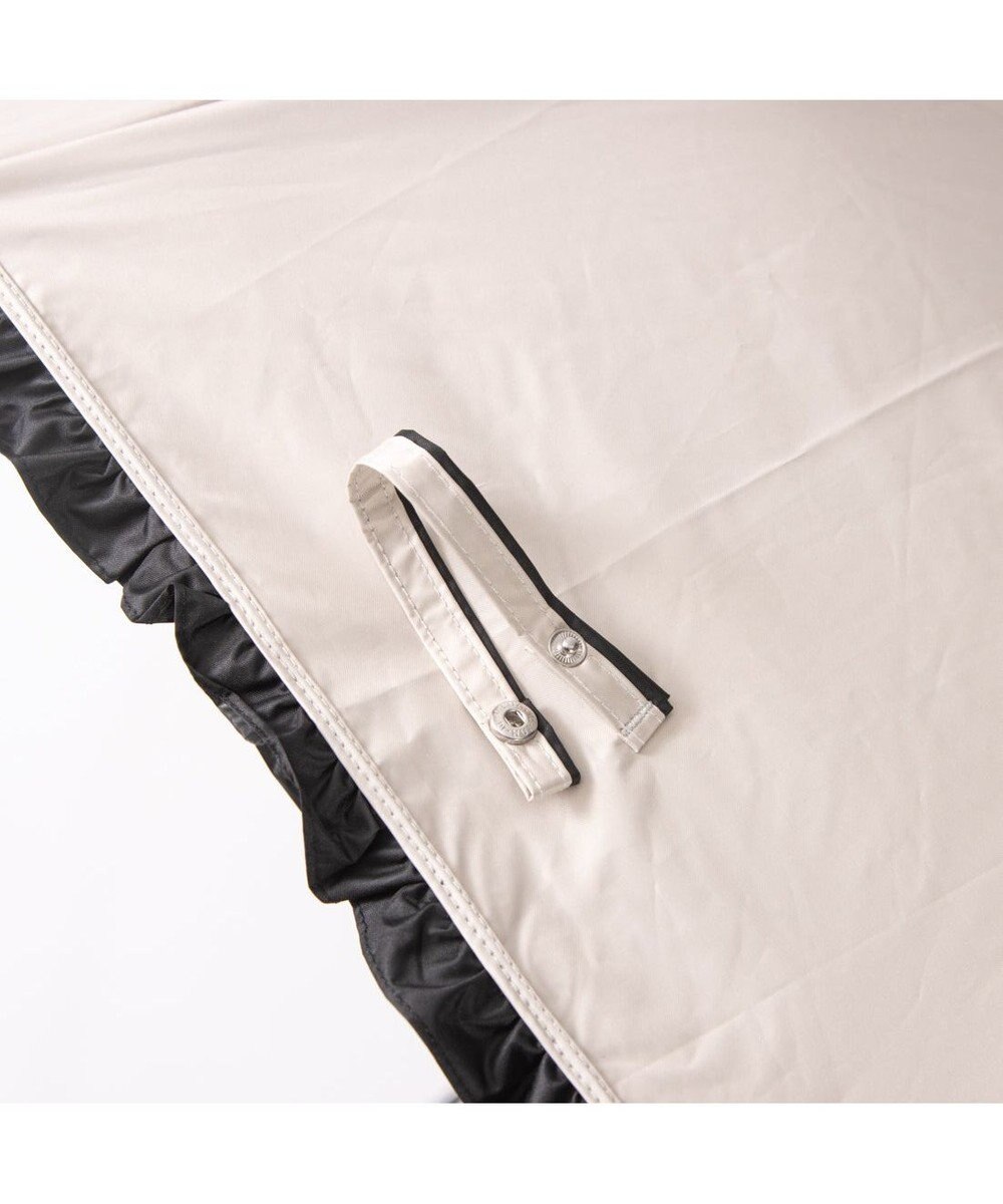 UNBILLION カシュネ cachenez / 【晴雨兼用】【日傘】 【UV カット率99.999.9％以上】PUバイカラーフリルトップレス折りたたみ傘 