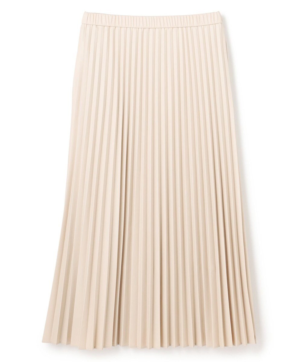 UNFILO 【野呂佳代さん着用】フェイクレザー プリーツスカート 