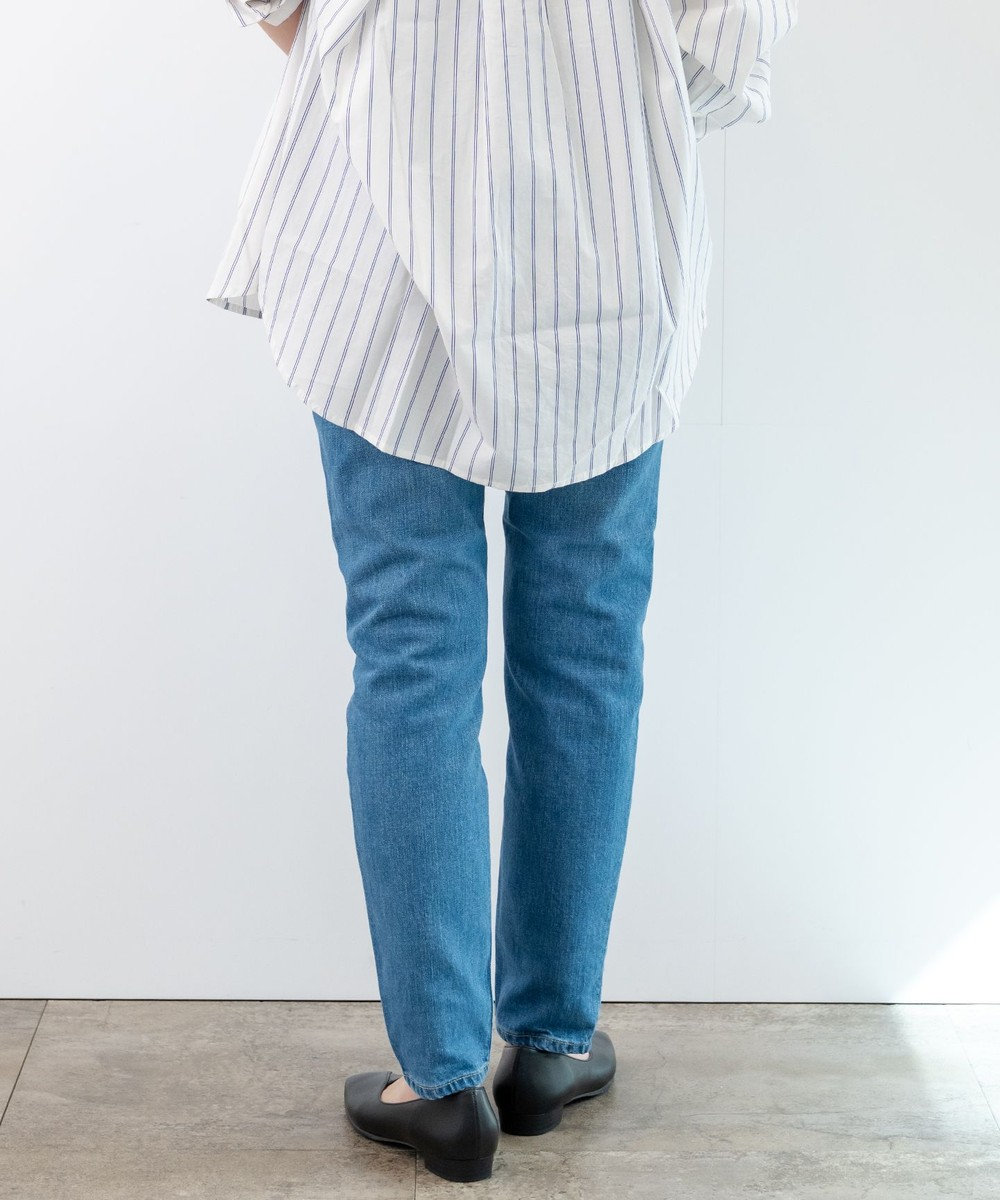 caqu FS relaxpencil Ⅱ 腰回りユッタリ テーパードデニム 