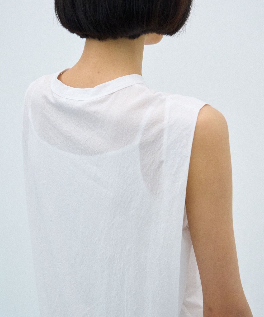 ATON SHRINK FRESCA JERSEY | スリーブレスプルオーバー 