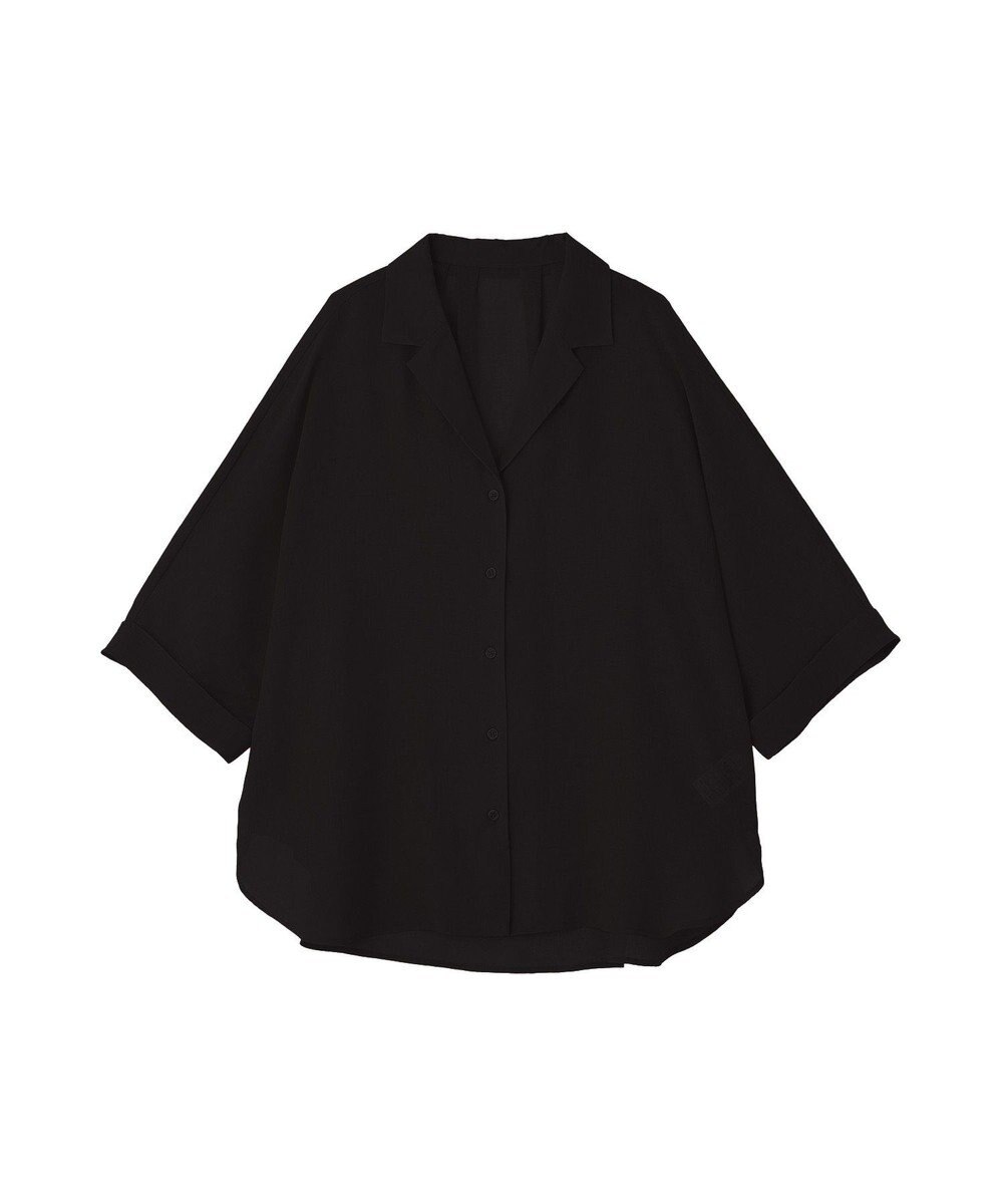 Green Parks 開襟シアーシャツジャケット 