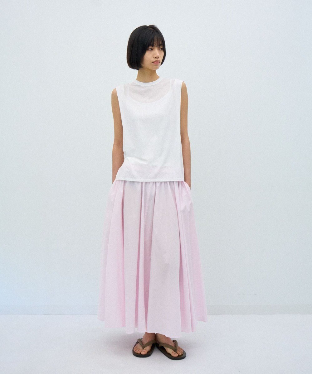 ATON SHRINK FRESCA JERSEY | スリーブレスプルオーバー 