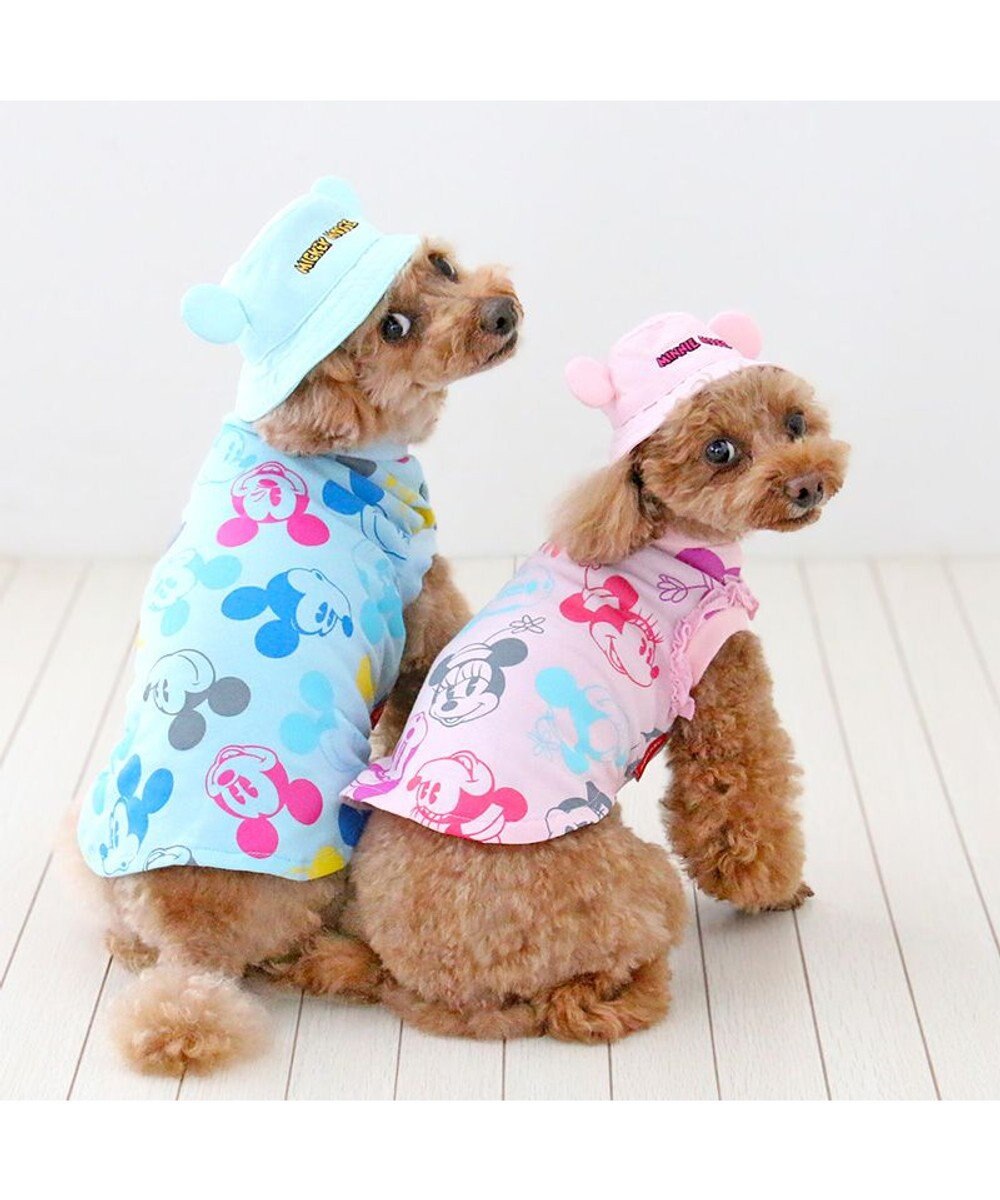 PET PARADISE ディズニー ミニーマウス バケットハット付き Tシャツ 小型犬 