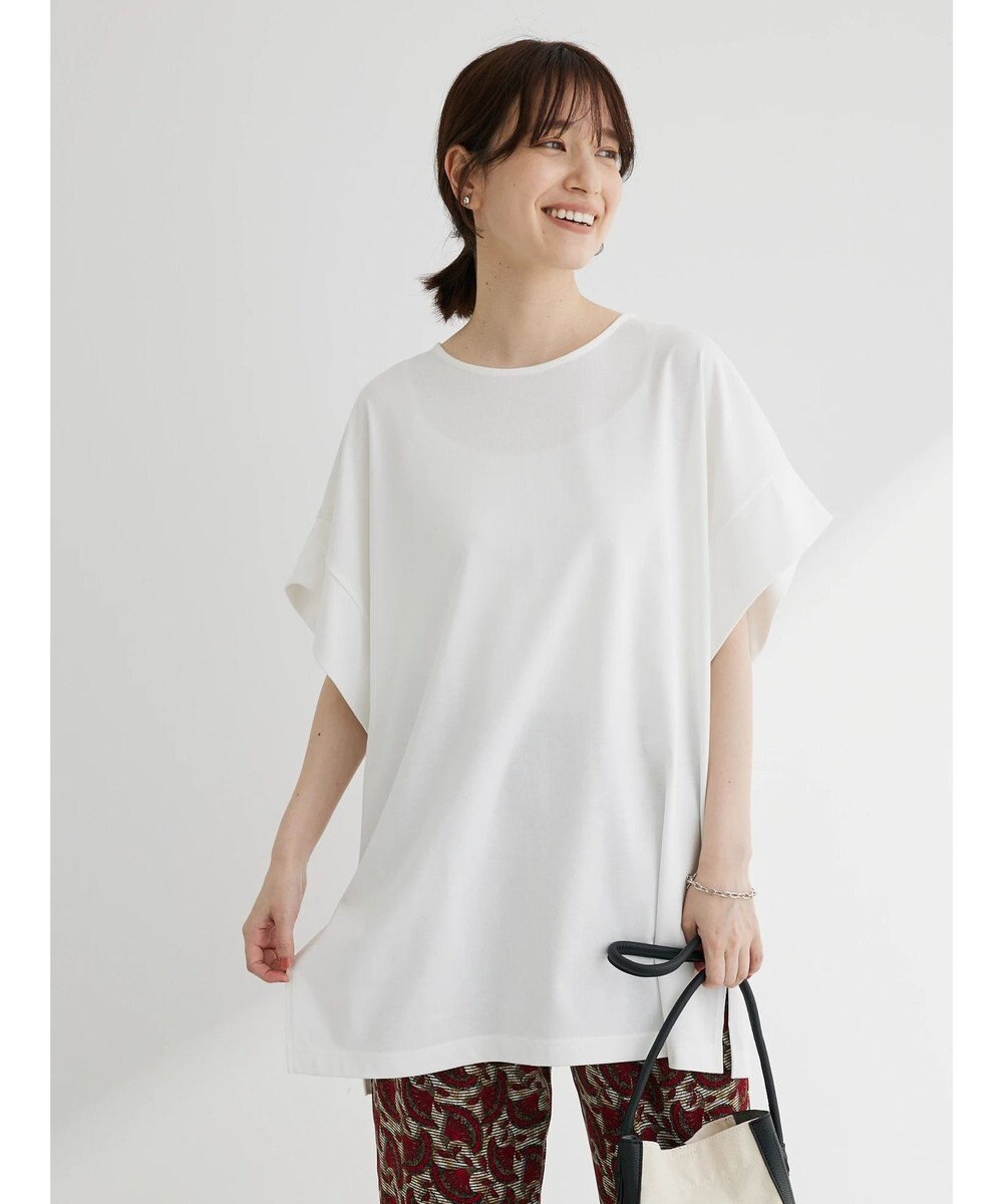 Green Parks 接触冷感袖広チュニック 