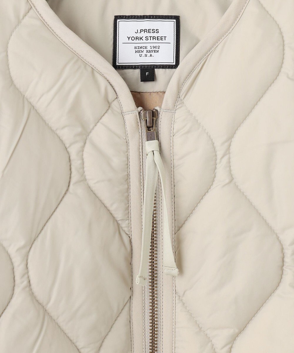 J.PRESS YORK STREET 【WOMEN】ショートキルトブルゾン 