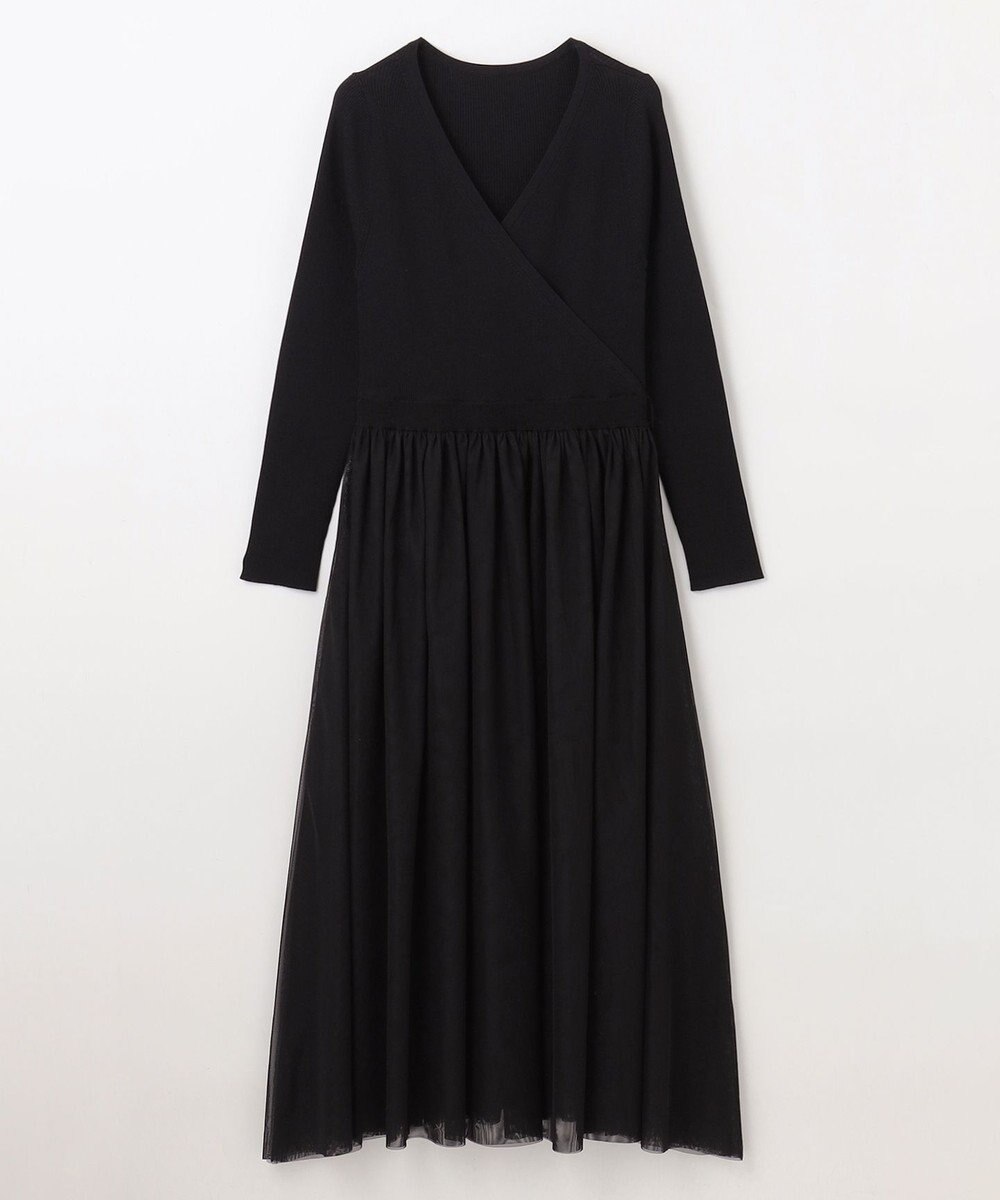 GRACE CONTINENTAL チュールコンビニットワンピース 