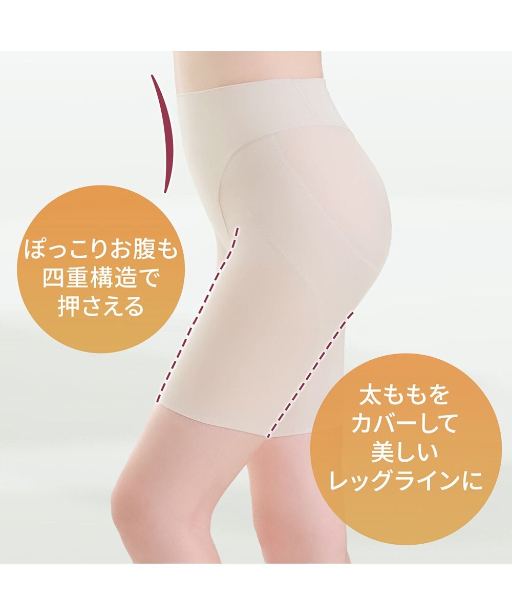 BRADELIS New York 【Yukine inc. 】ゆきねえ365綿混モアらくヒップサポートガードル24 ブラデリス 補正下着 