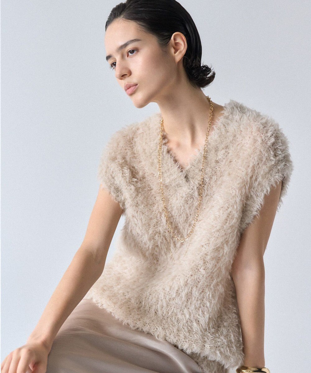 23区 L 【GOLD LABEL】ファーモール ベスト 