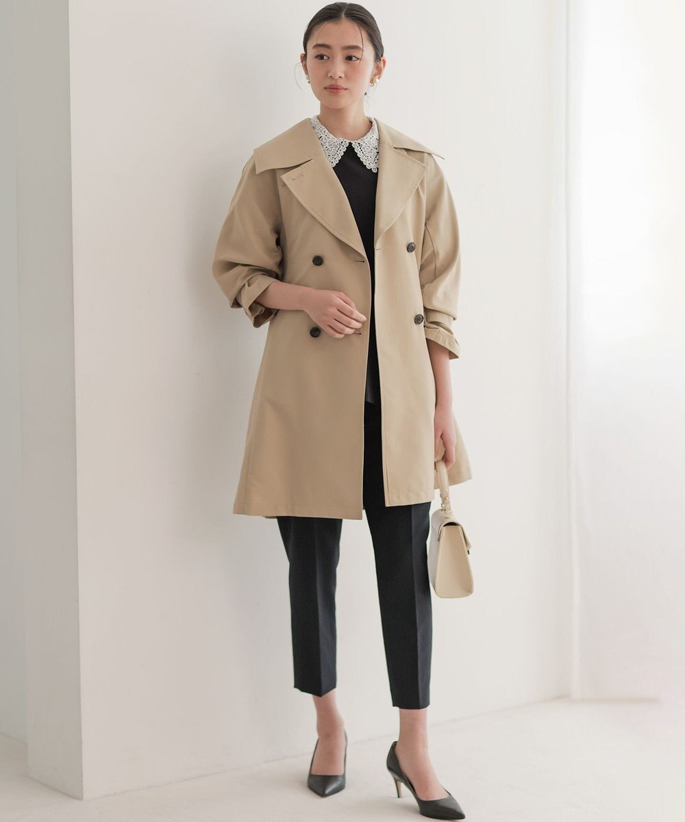 組曲 【2WAY】レース襟フレンチテリーフレア カットソー 