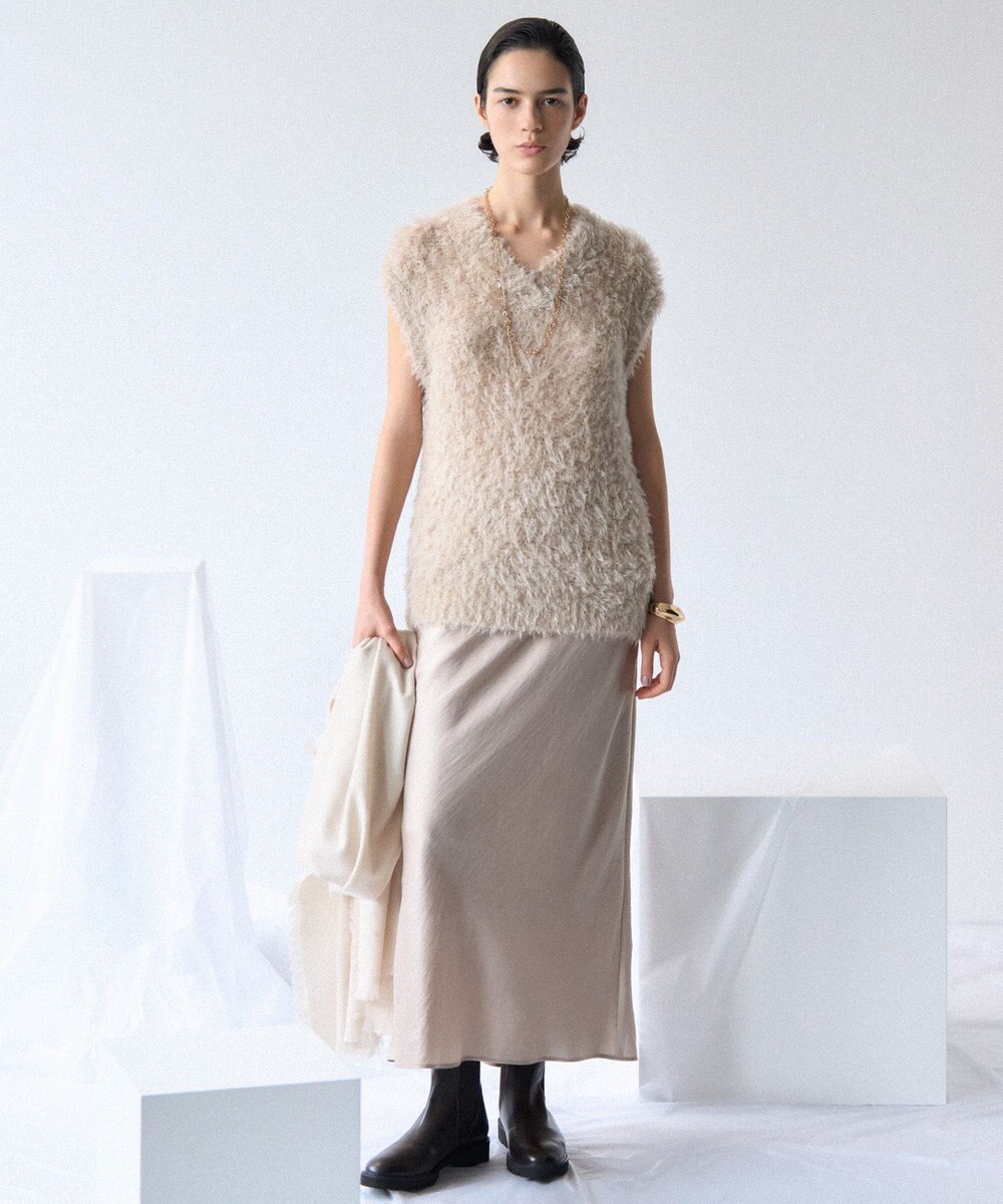 23区 L 【GOLD LABEL】ファーモール ベスト 