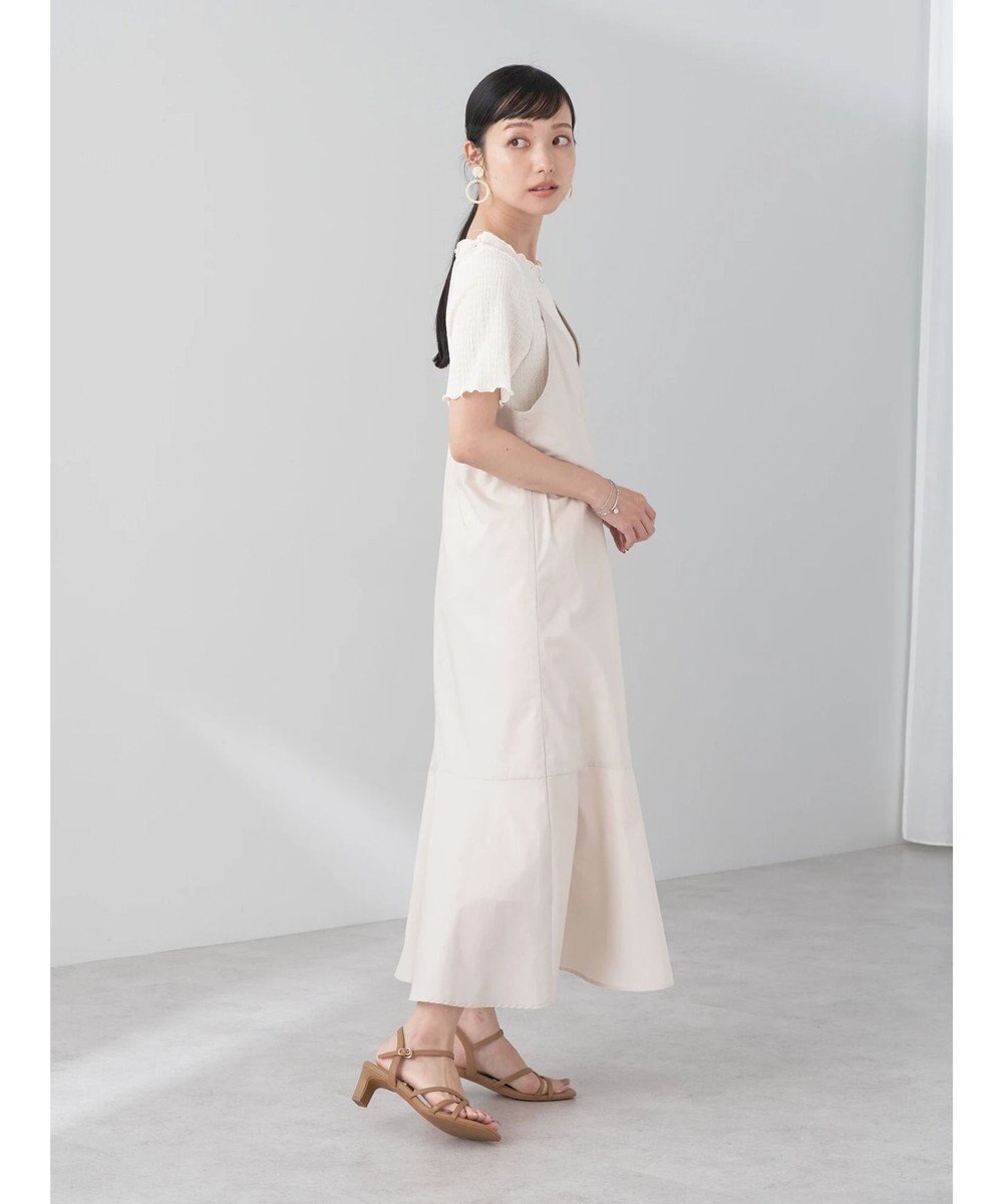 earth music&ecology Ｖネック裾切替キャミワンピース 