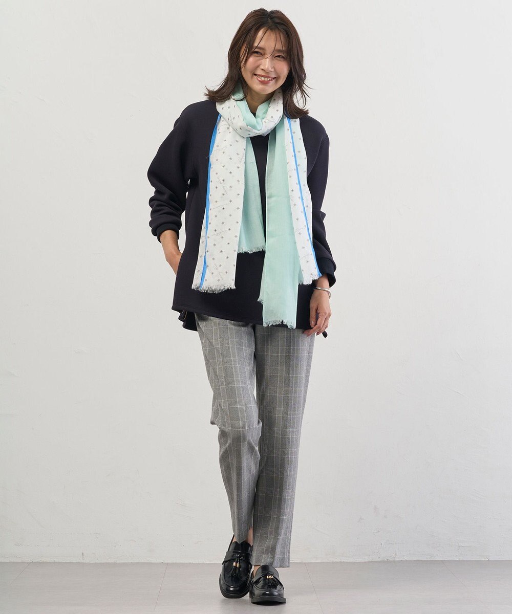 J.PRESS LADIES プリント ストール 