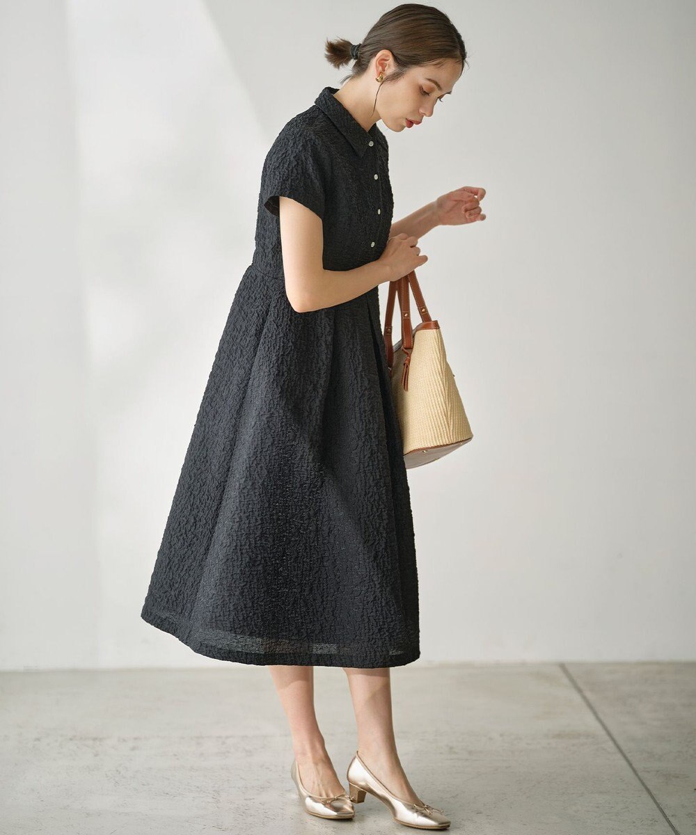 組曲 S 【WEB限定】ジャガードドレス 