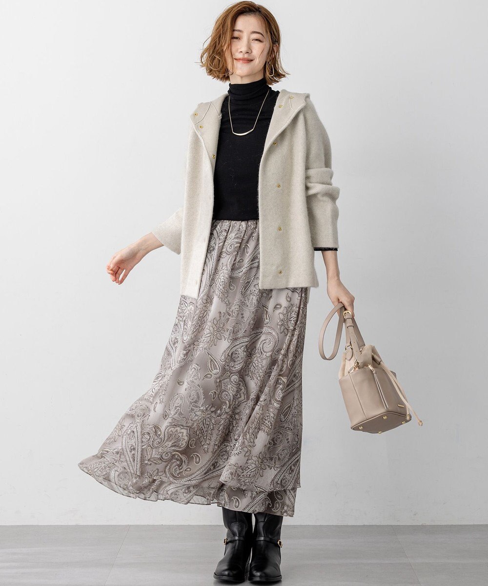 23区 スエード コンビ ドロスト バッグ 