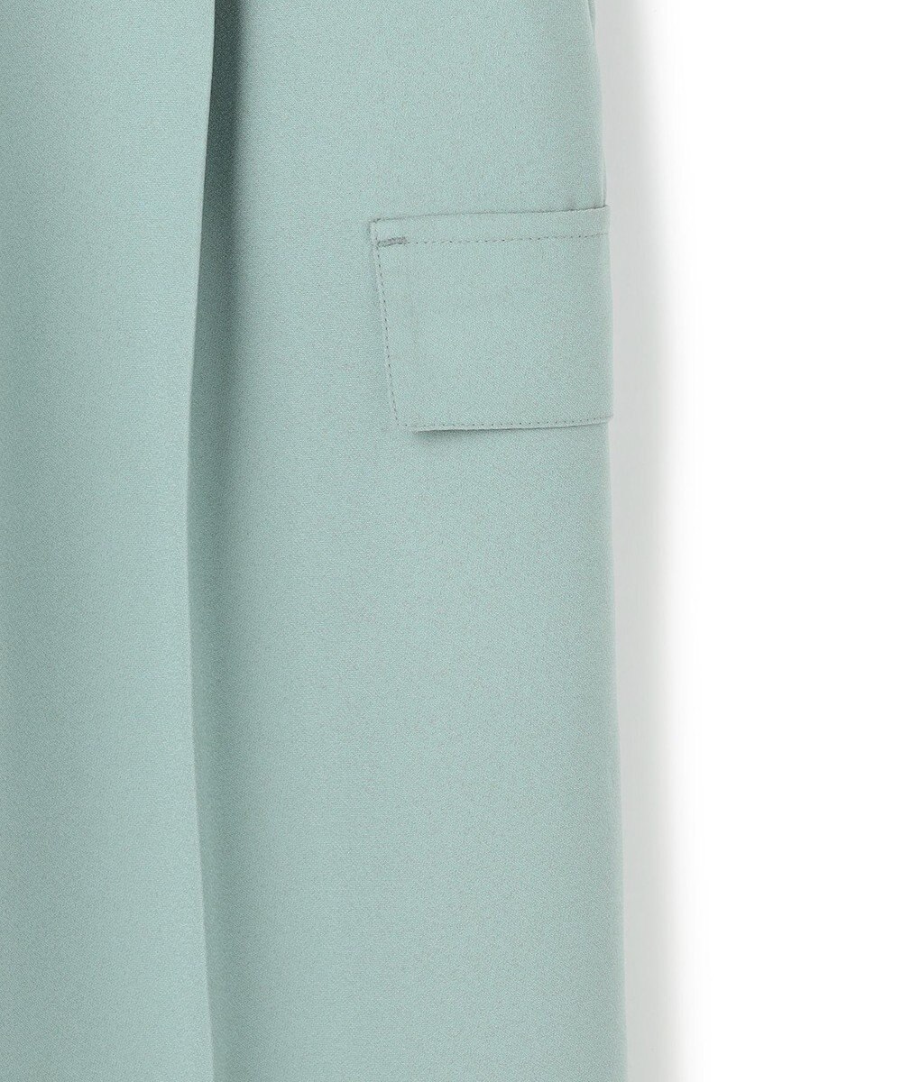 ICB 【先行予約】 FluidBackSatin ワイドストレートカーゴパンツ 