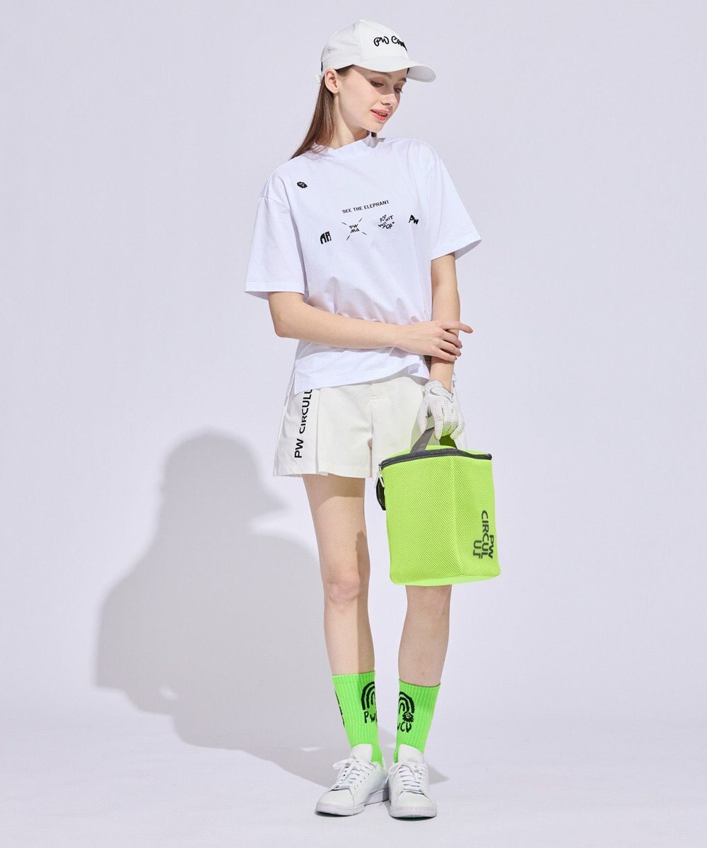 PW CIRCULUS 【WOMEN】アニマルグラフィックモックネック  ゴルフウェア レディース 