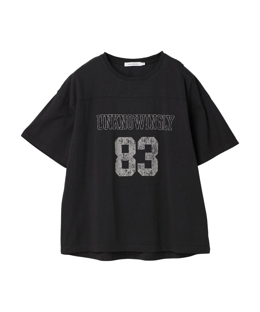 AMERICAN HOLIC 製品染めナンバーロゴカットプルオーバー 