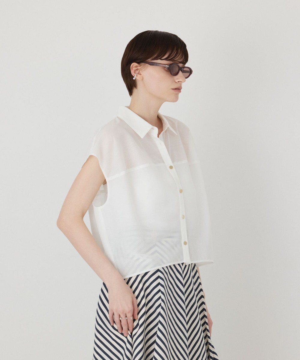 GRACE CONTINENTAL シアードルマントップ 