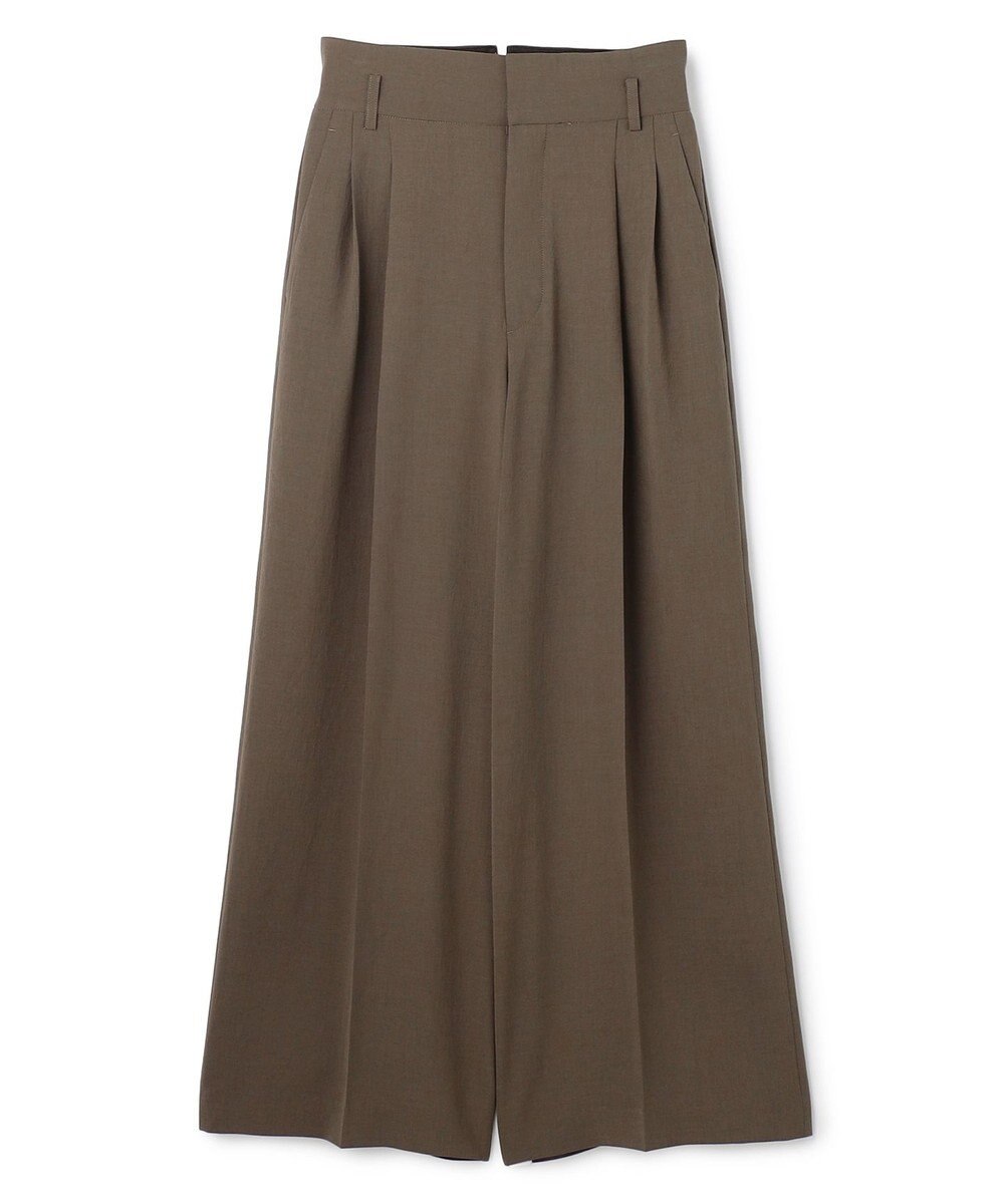 uncrave ドライタッチトロ ワイドトラウザー 