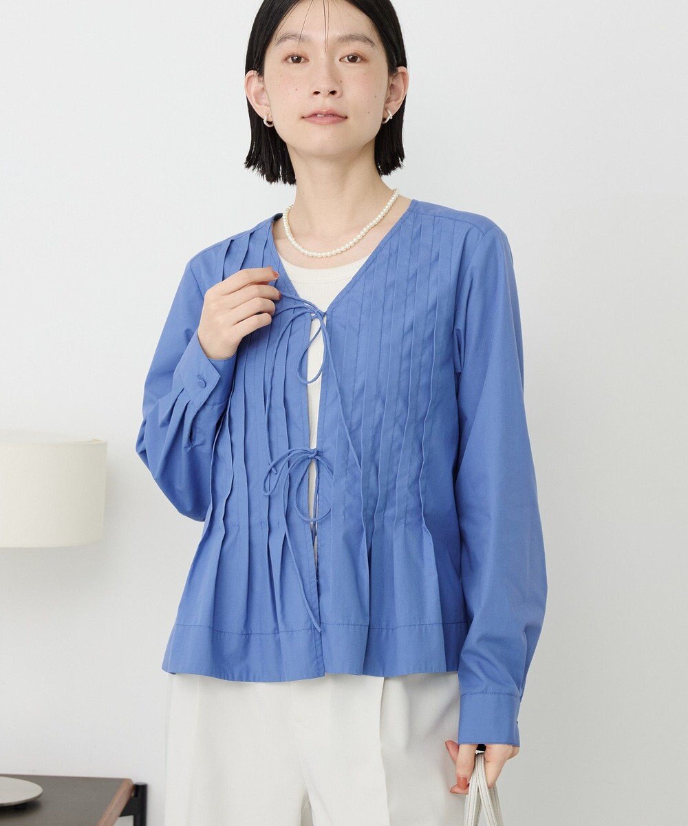 AMERICAN HOLIC 【イージーケア】ピンタックブラウス 