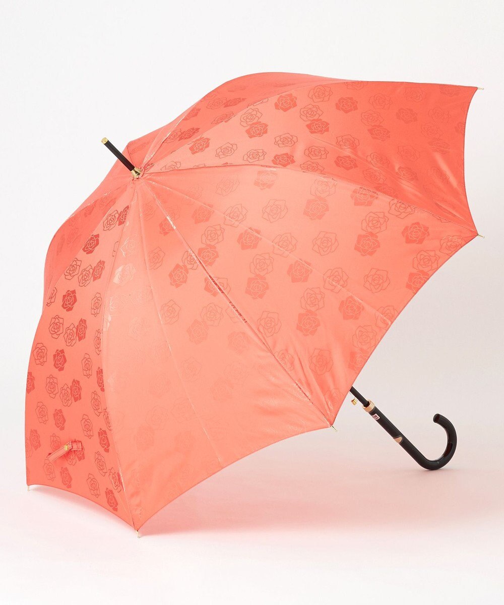 MOONBAT 【耐風】mila schon 長傘 ジャカードローズ 