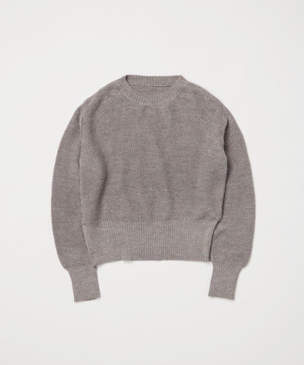 TOQUE 〈大草直子さんアドバイザー〉ベビーアルパカ×シルクハニカムニットトップス 