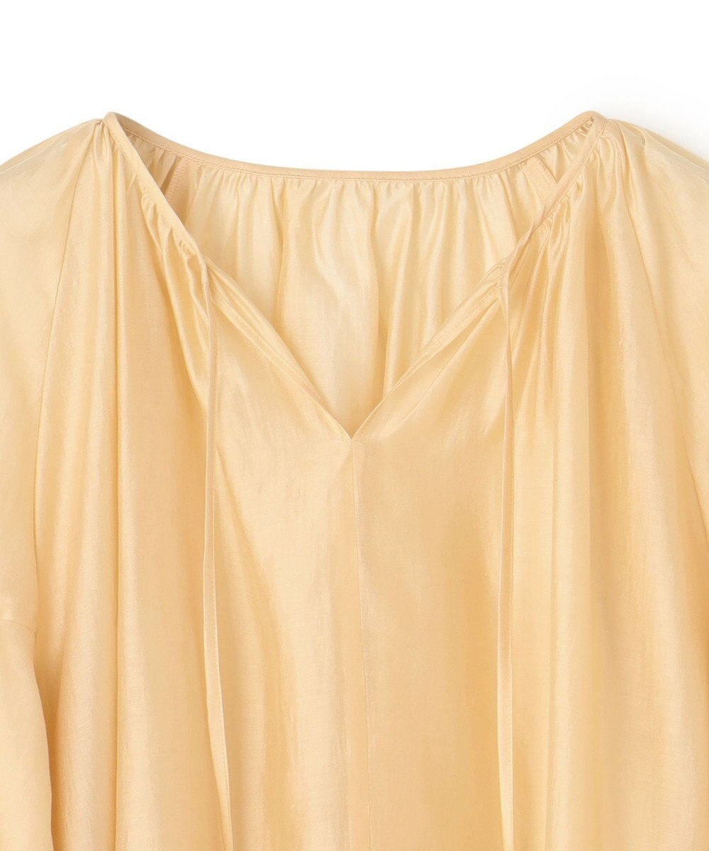 UNFILO シアーギャザーブラウス 