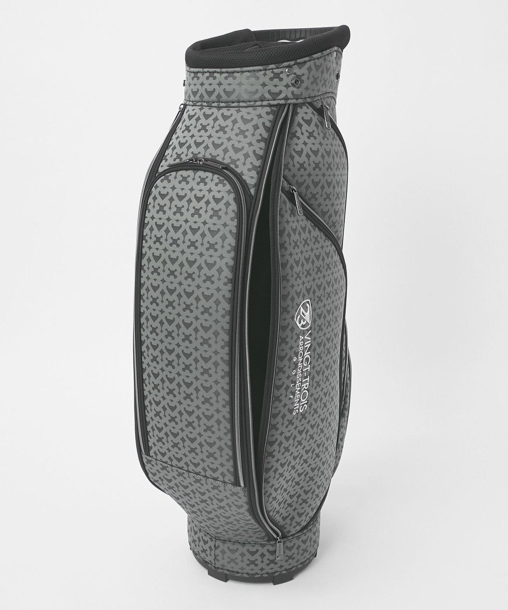 23区GOLF 【UNISEX】モノグラムライトキャディバッグ　ベテランゴルファーにもおすすめなモダンデザイン 