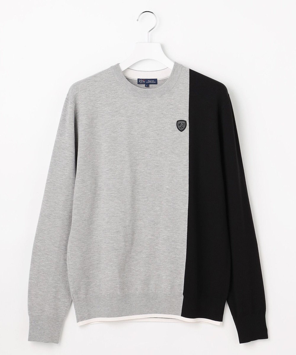 23区GOLF 【MEN】カラーブロックニット 