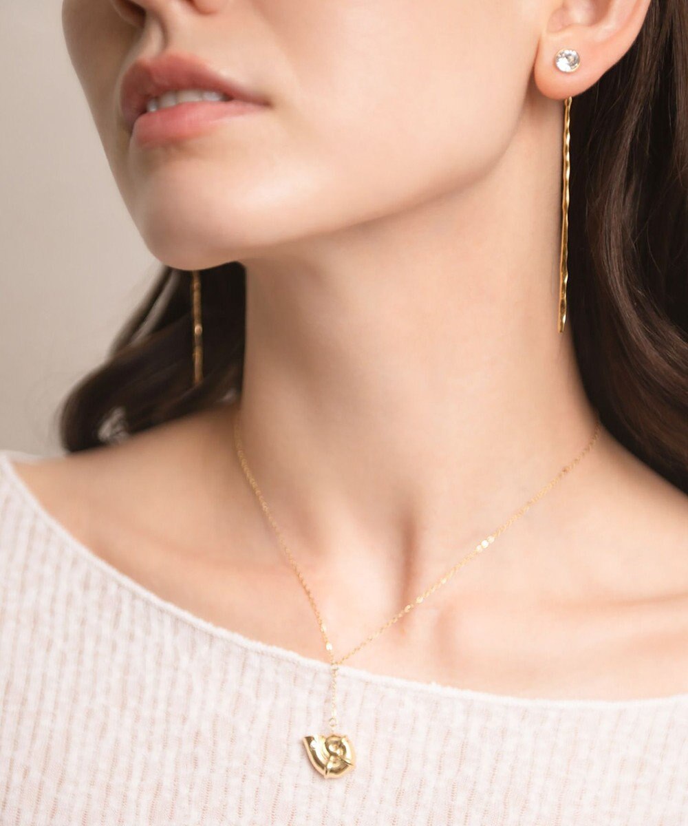 blancotokyo 【金属アレルギー対応】ビジューロングバーピアス DAMA 