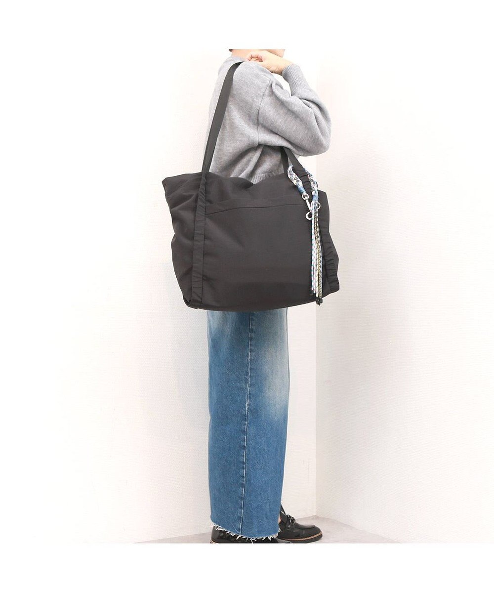 UNBILLION カシュカシュ cachecache / コード編みハンドルビッグナイロントート 