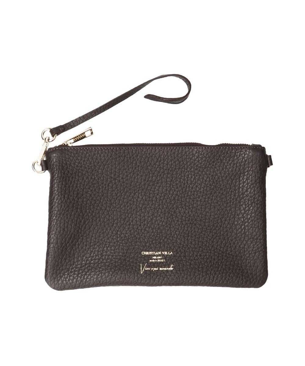 INTER-CHAUSSURES 【CHRISTIAN VILLA】レザーハンドバッグ 