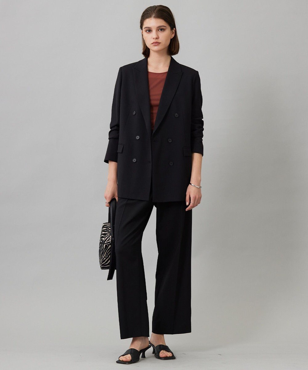 ICB ウール2WAYストレッチ ダブルブレストジャケット 