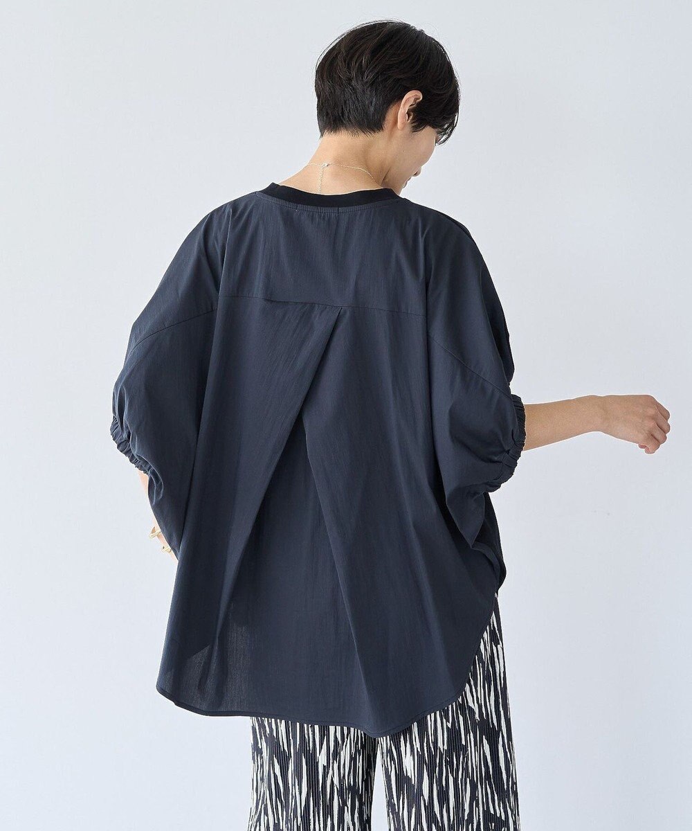 AMERICAN HOLIC 異素材ドッキングドルマンプルオーバー 