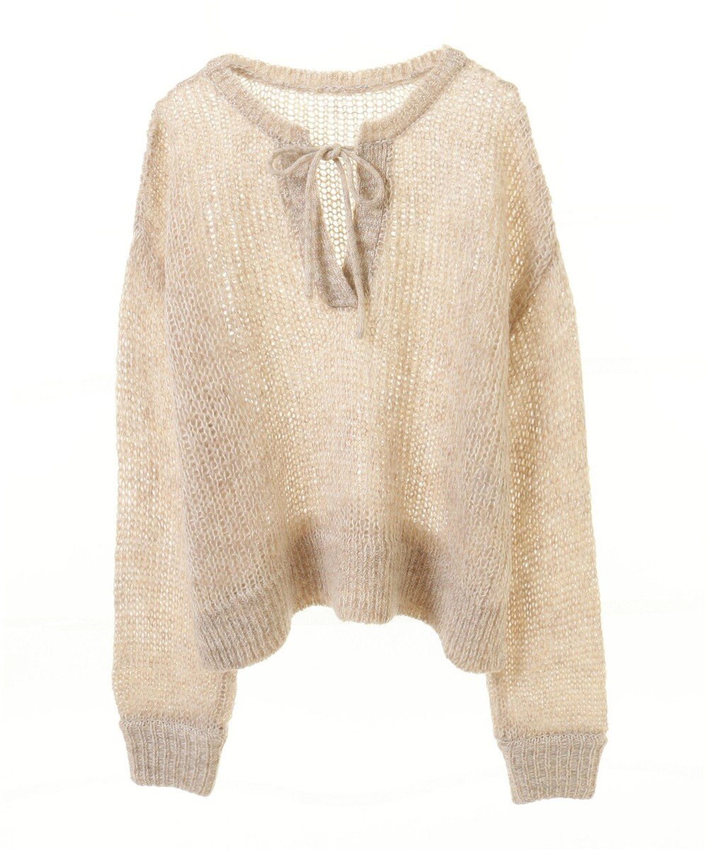 Green Parks ２Ｗａｙ起毛メッシュニットプルオーバー 