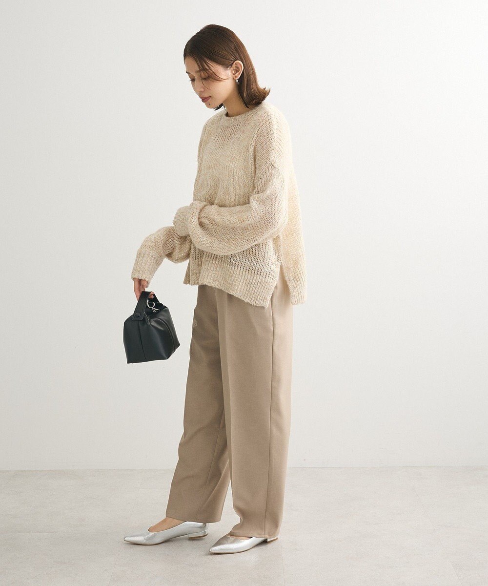 Green Parks ２Ｗａｙ起毛メッシュニットプルオーバー 