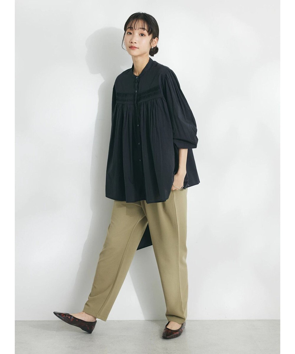 CRAFT STANDARD BOUTIQUE インド綿ピンタックブラウス 