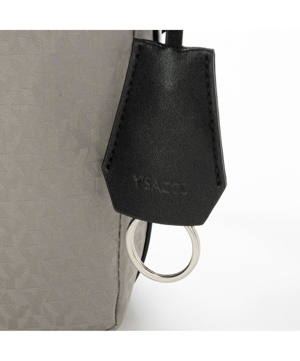 Y'SACCS モノグラム×リサイクルレザー スクエアショルダー 