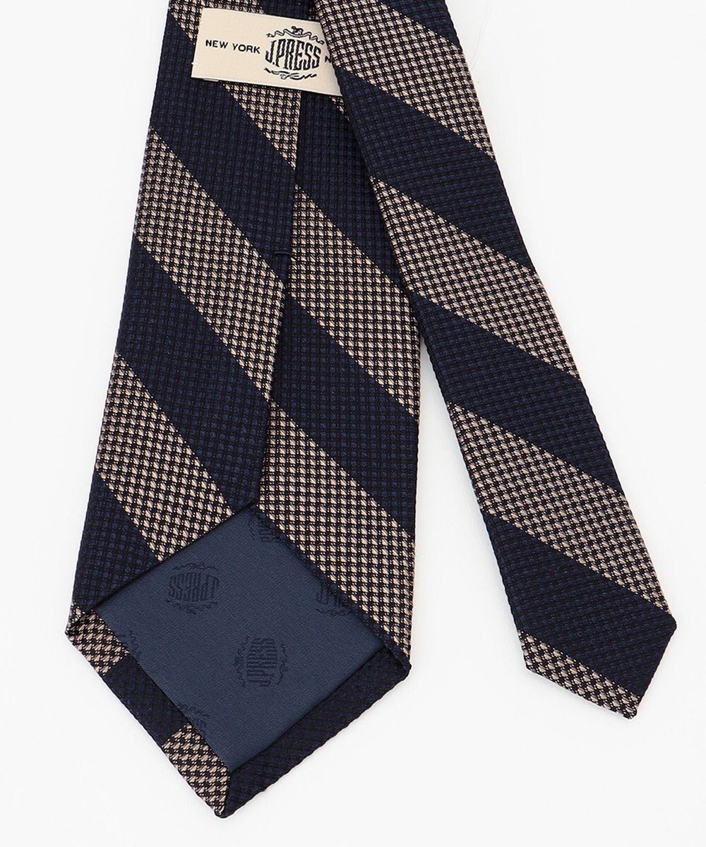 J.PRESS MEN スパンシルク レジメンタル柄ネクタイ 