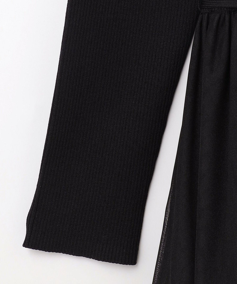 GRACE CONTINENTAL チュールコンビニットワンピース 